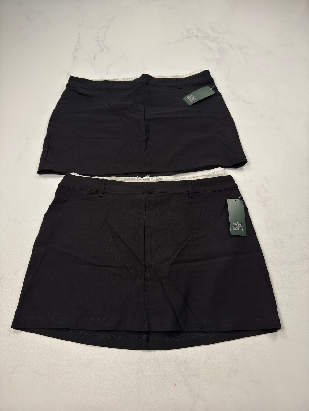 Wild Fable Black Skort Skater Outdoor Lot of 2 - Womens L NWT